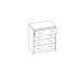 Komoda EXT SCONTO K1 4S Komoda EXT SCONTO K1 4S